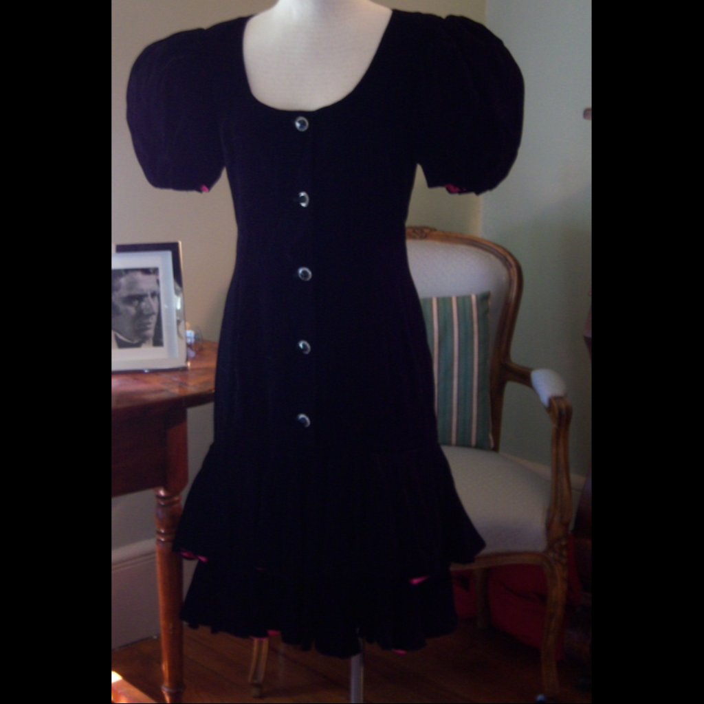 Vintage 1980s Victor Costa Saks Fifth Avenue Cocktail Dress
